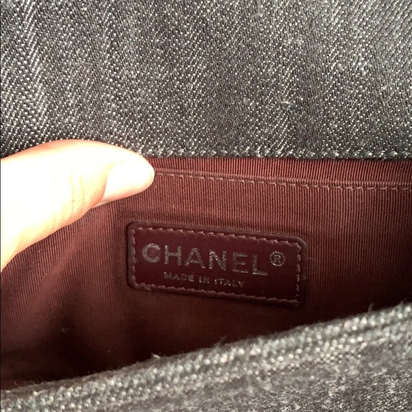 SOLD. Chanel Le Boy crossbody denim - Picture 4 of 8